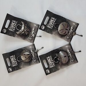 NWT Disney Unlock The Evil Limited Edition 4000 Set of 4 Villans Trading Pins